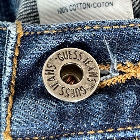 Guess USA Vintage Mid Rise Straight Leg JEans Sz 26 - Picture 3 of 9